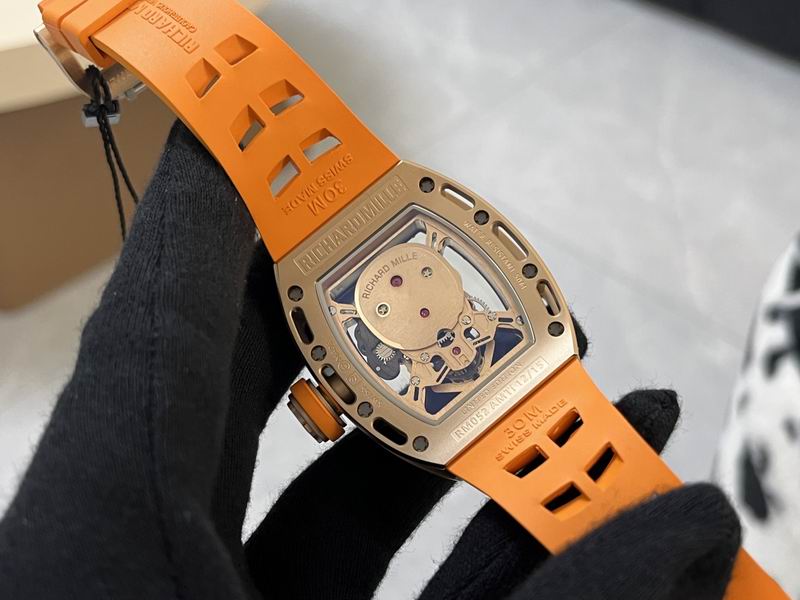 Richard Mille RM Skeleton Automatic — Orange Strap Edition