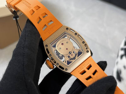 Richard Mille RM Skeleton Automatic — Orange Strap Edition