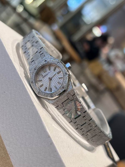 ✨ Audemars Piguet Royal Oak Frosted Bracelet Watch (Luxury Edition) ✨
