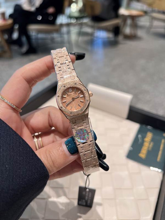 ✨ Audemars Piguet Royal Oak Frosted Bracelet Watch (Luxury Edition) ✨