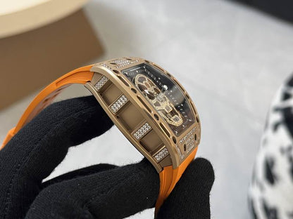 Richard Mille RM Skeleton Automatic — Orange Strap Edition