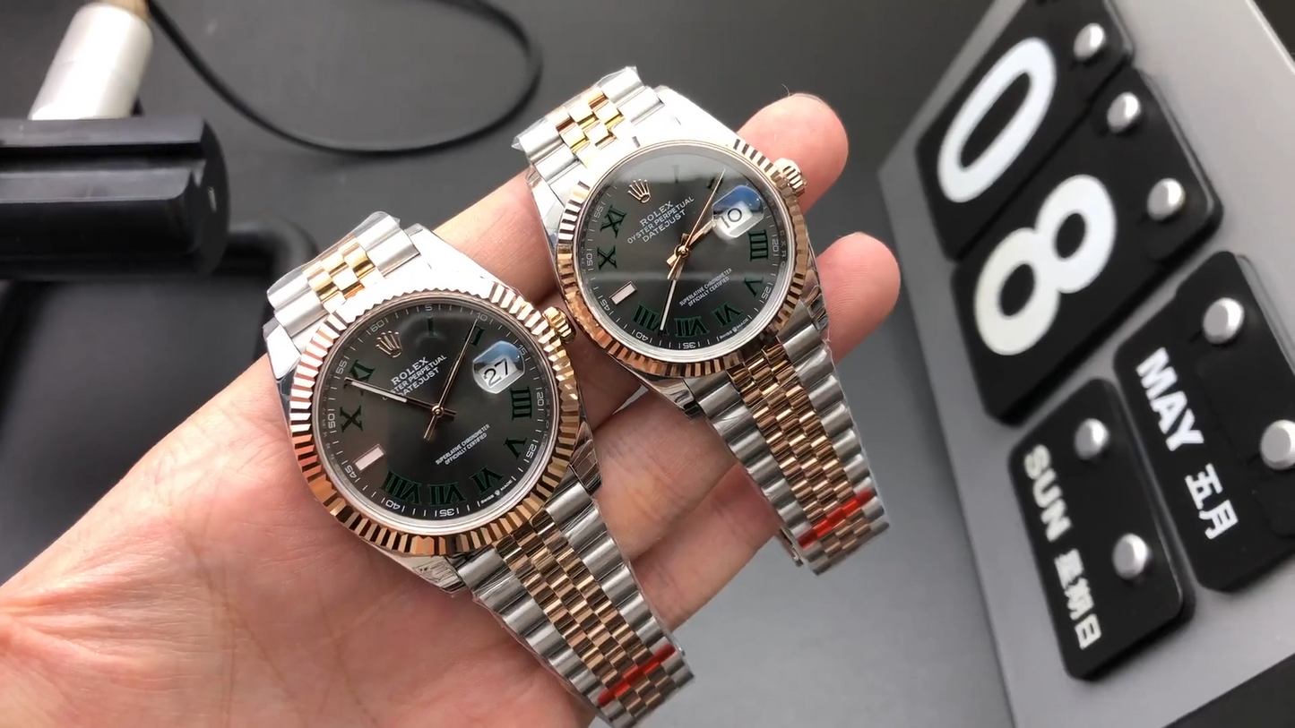 Rolex Datejust 36 / 41 – Wimbledon Dial – Two-Tone Jubilee