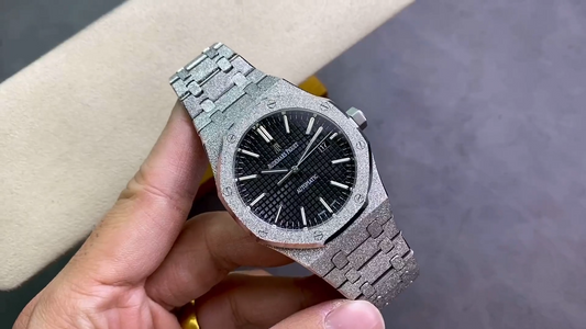 Audemars Piguet Royal Oak – Black Dial – Frosted Finish