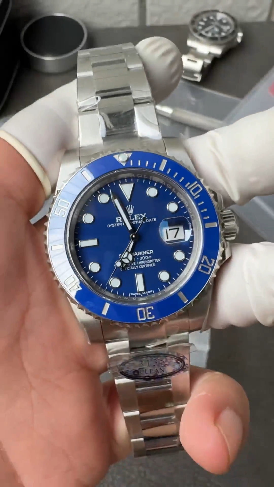 Rolex Submariner “Smurf” – Blue Dial Stainless Steel Sport Watch